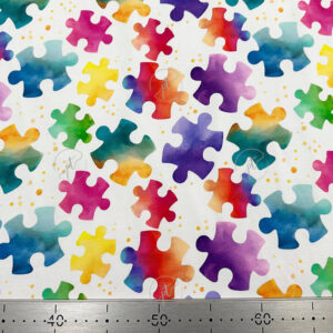 Puzzle Digitális prémium szabadidő anyag színes